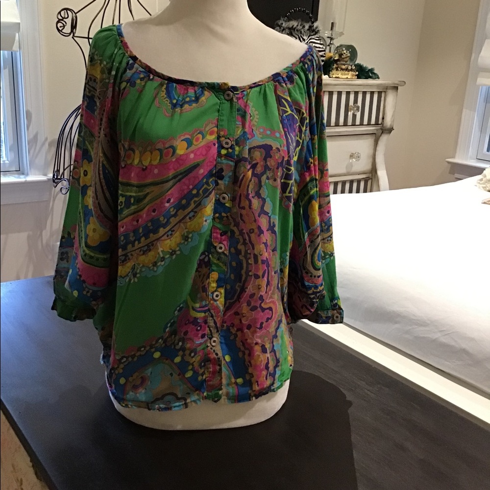 Trina Turk bohemian style top